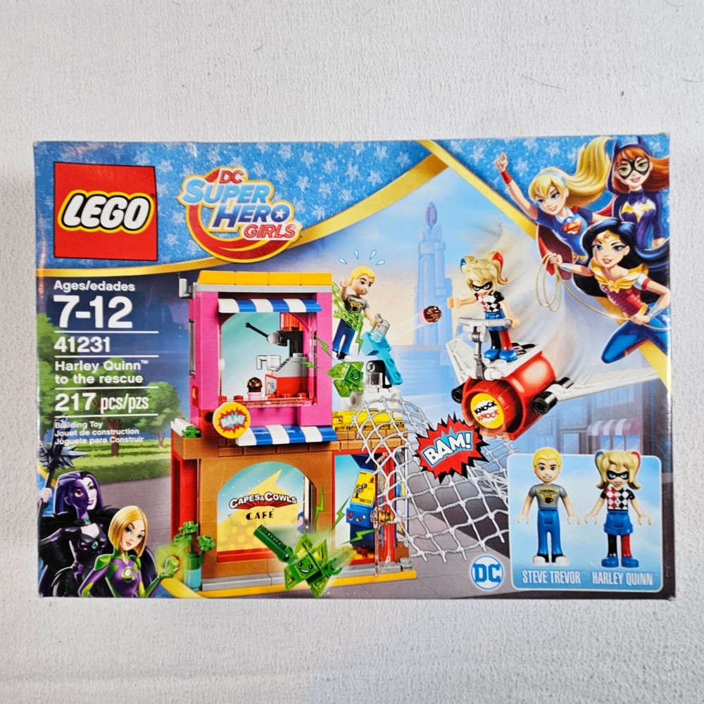 LEGO Harley Quinn to the Rescue DC Super Hero Girls 41231 Blue 217pc Set